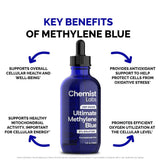 Chemist Labs Methylene Blue 2% Liquid Supplement label details