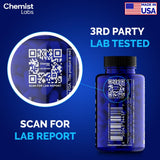 Chemist Labs Methylene Blue Supplement capsules on a wooden table