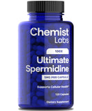 Chemist Labs Spermidine Supplement 100x Formula front view of the bottle