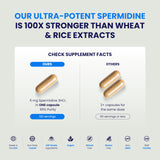 Chemist Labs Spermidine Supplement 100x Formula side view showing capsule details