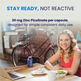 Chemist Labs Zinc Picolinate Supplement 30mg side view