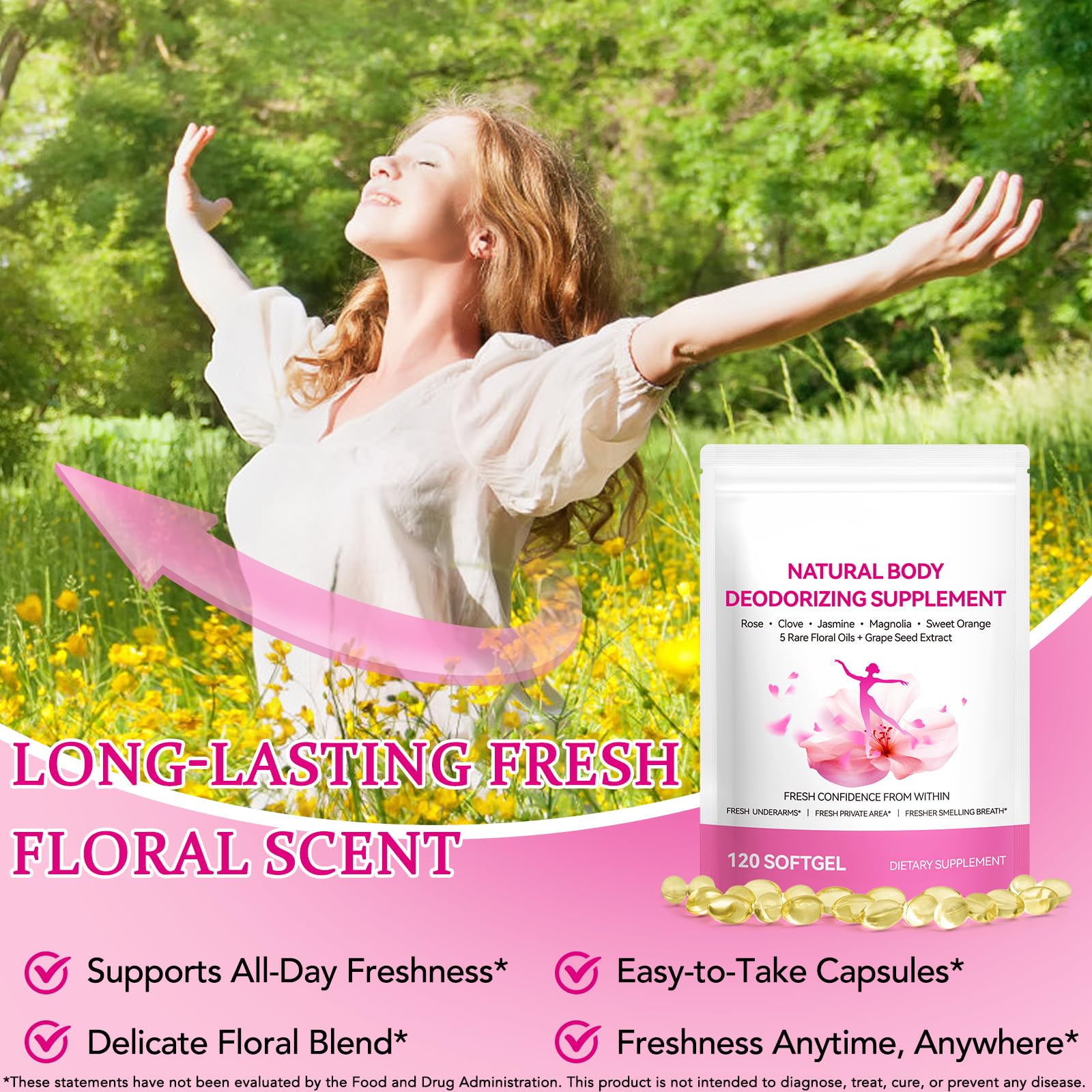 chenyayun Floral Harmony Perfume Softgels packaging details