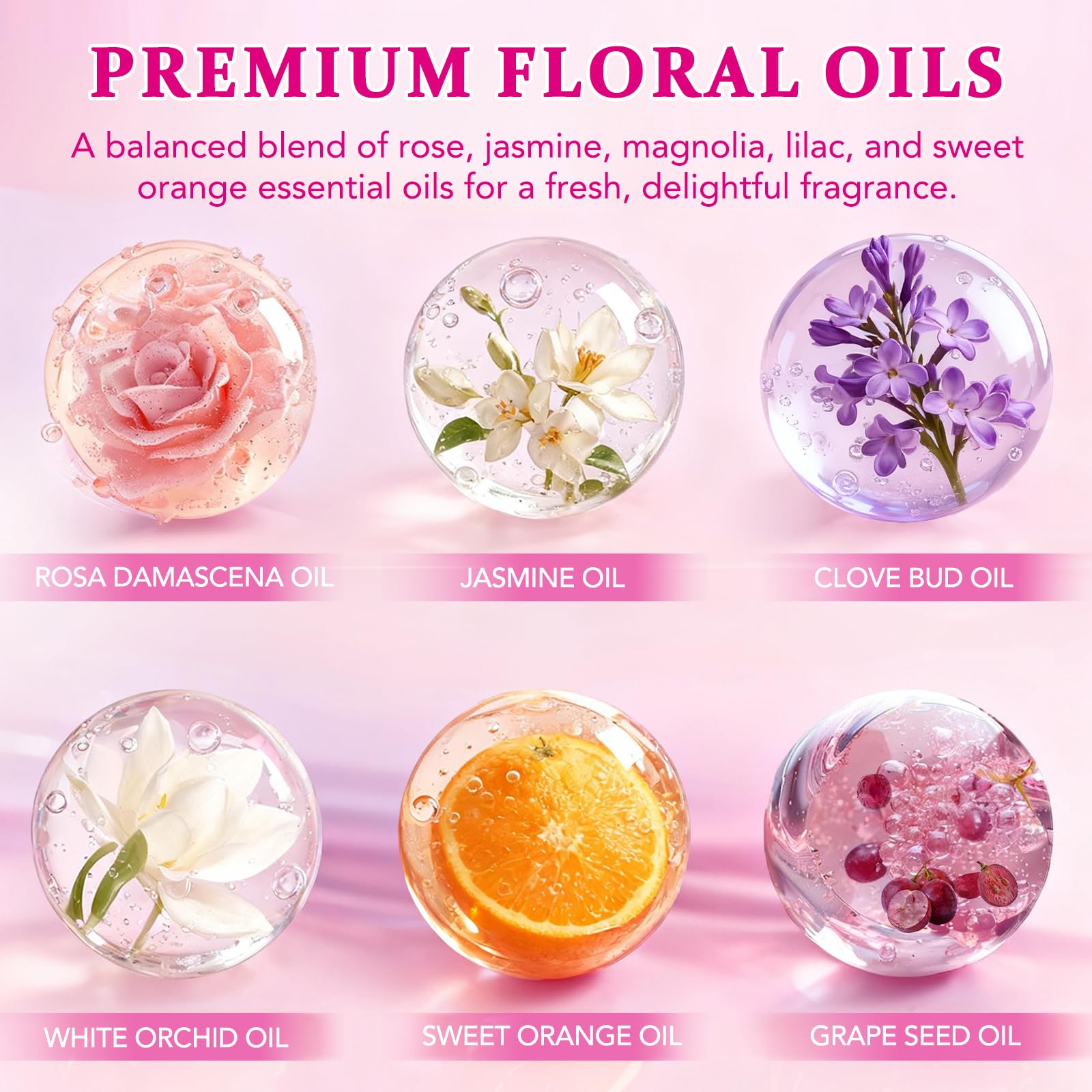 chenyayun Floral Harmony Perfume Softgels side view showing softgels