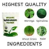 Chérie Sweet Heart Spirulina Superfood Powder in a smoothie