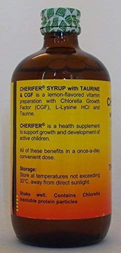 Cherifer Chlorella Growth Factor Supplement 490g nutritional information