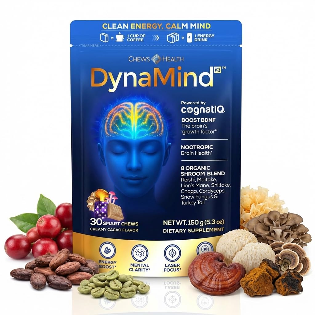 CHEWSHEALTH Brain Health Chews front view packaging