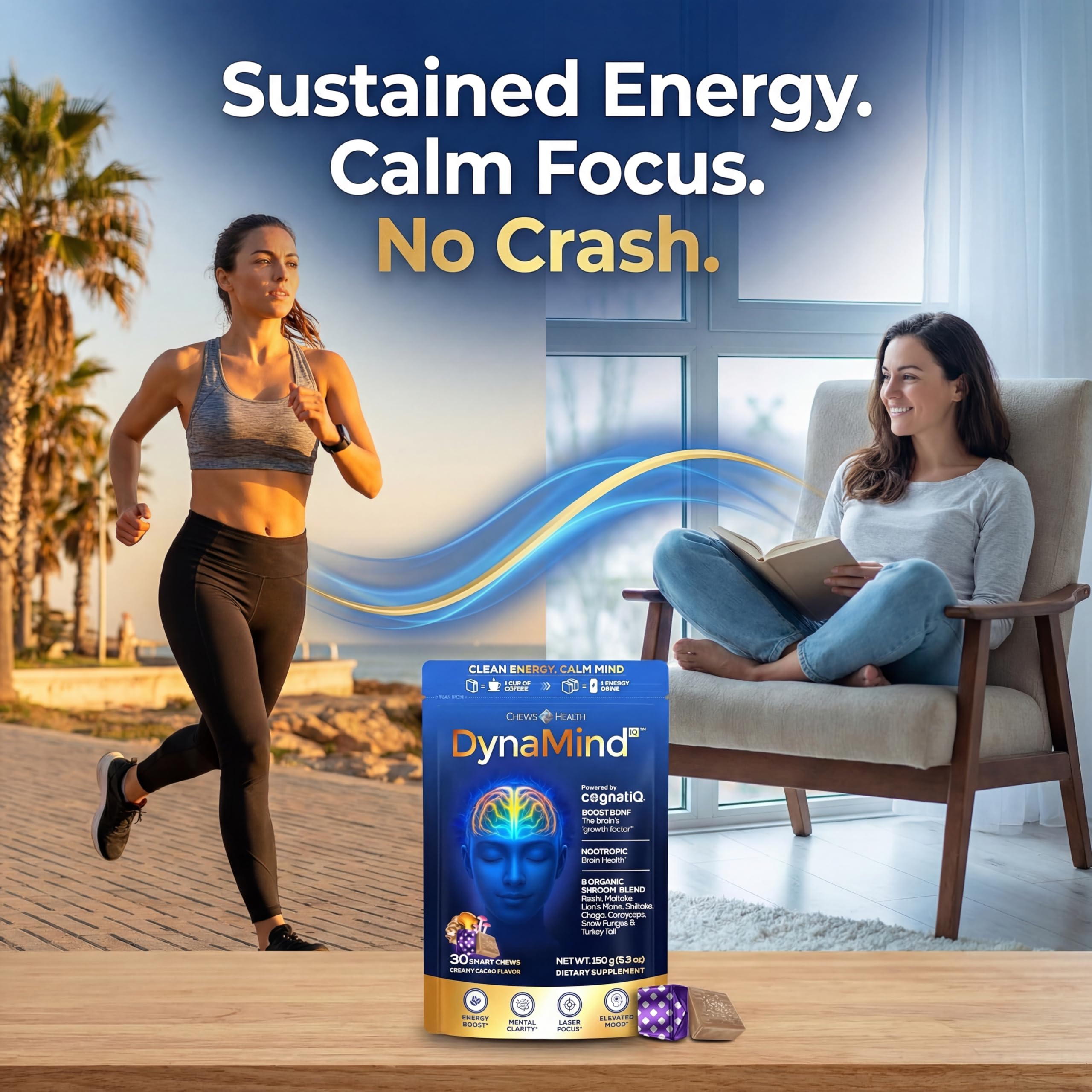 CHEWSHEALTH Brain Health Chews nutritional information