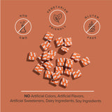 CHEWSY Fruity Chews pack with individual chews spread out