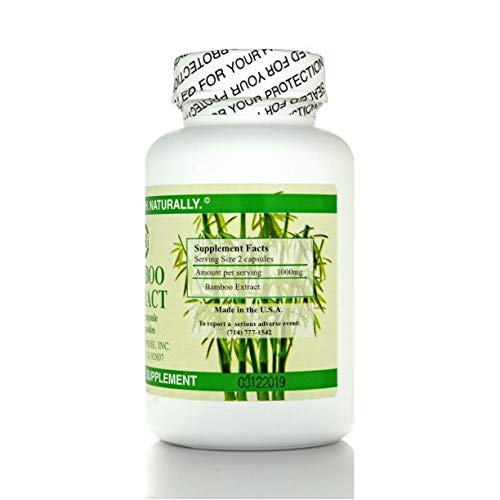 Chi's Enterprise Bamboo Extract 500mg 120 capsules bottle with label