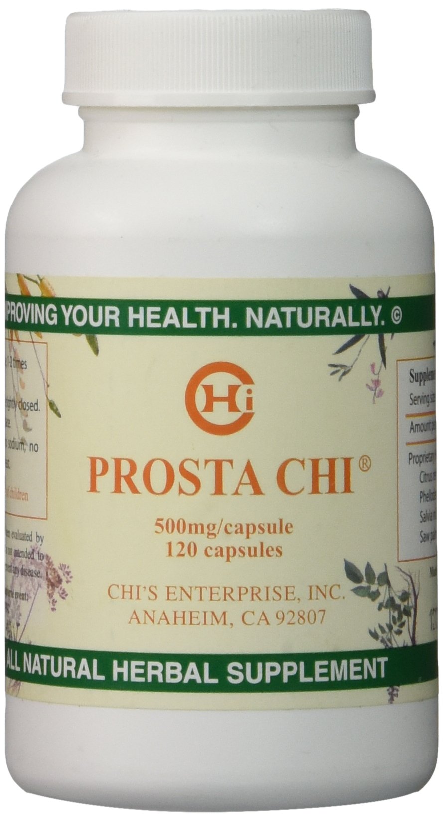 Chi's Enterprise Prosta Chi Saw Palmetto 120 Capsules front view