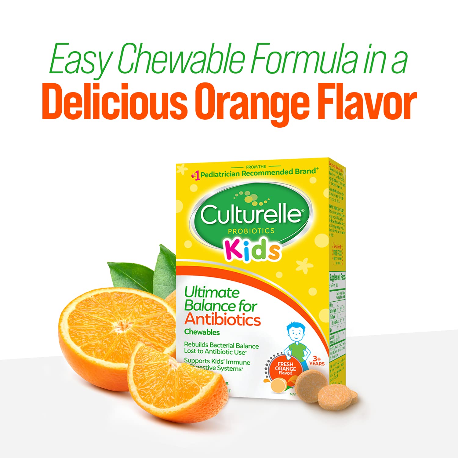 Child enjoying Culturelle Kids Ultimate Balance Probiotic Chewables