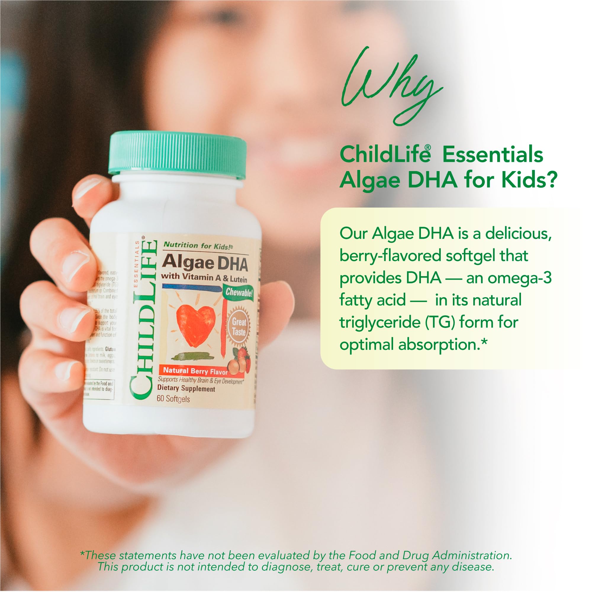 CHILDLIFE ESSENTIALS Algae DHA Chewable Softgels softgel close-up