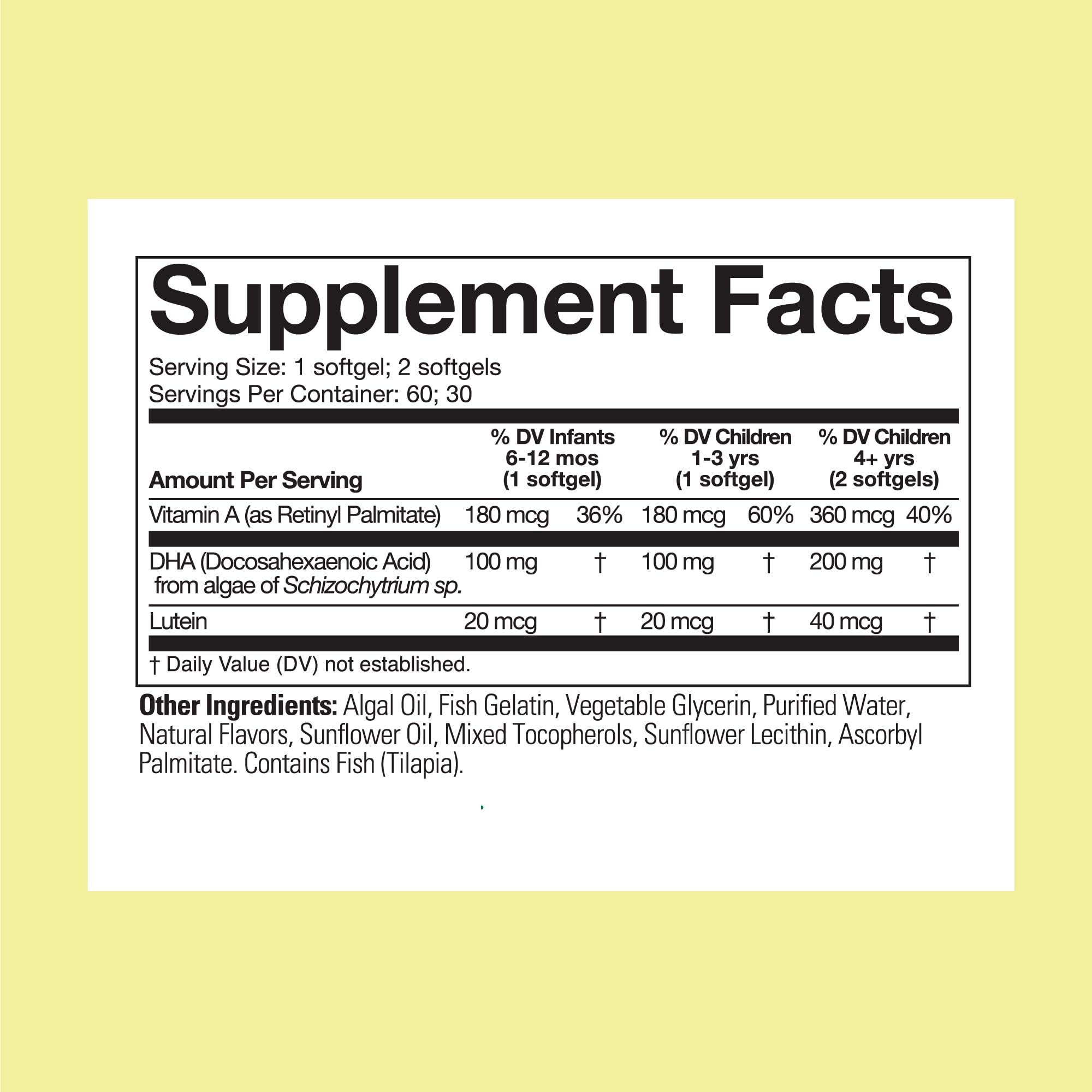 CHILDLIFE ESSENTIALS Algae DHA Chewable Softgels with strawberry flavour