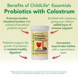 ChildLife Essentials ChildBiotics Probiotics with Colostrum 75g back view