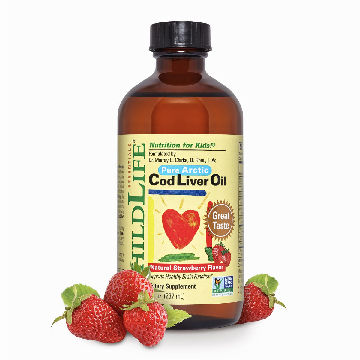 ChildLife Essentials Cod Liver Oil 409g bottle front view