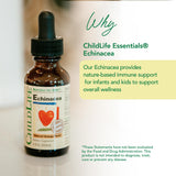 CHILDLIFE ESSENTIALS Echinacea for Kids 259g packaging side view