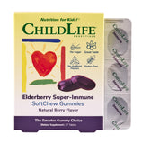 CHILDLIFE ESSENTIALS Elderberry SoftChew Gummies front view