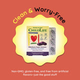 CHILDLIFE ESSENTIALS Elderberry SoftChew Gummies in a child's hand