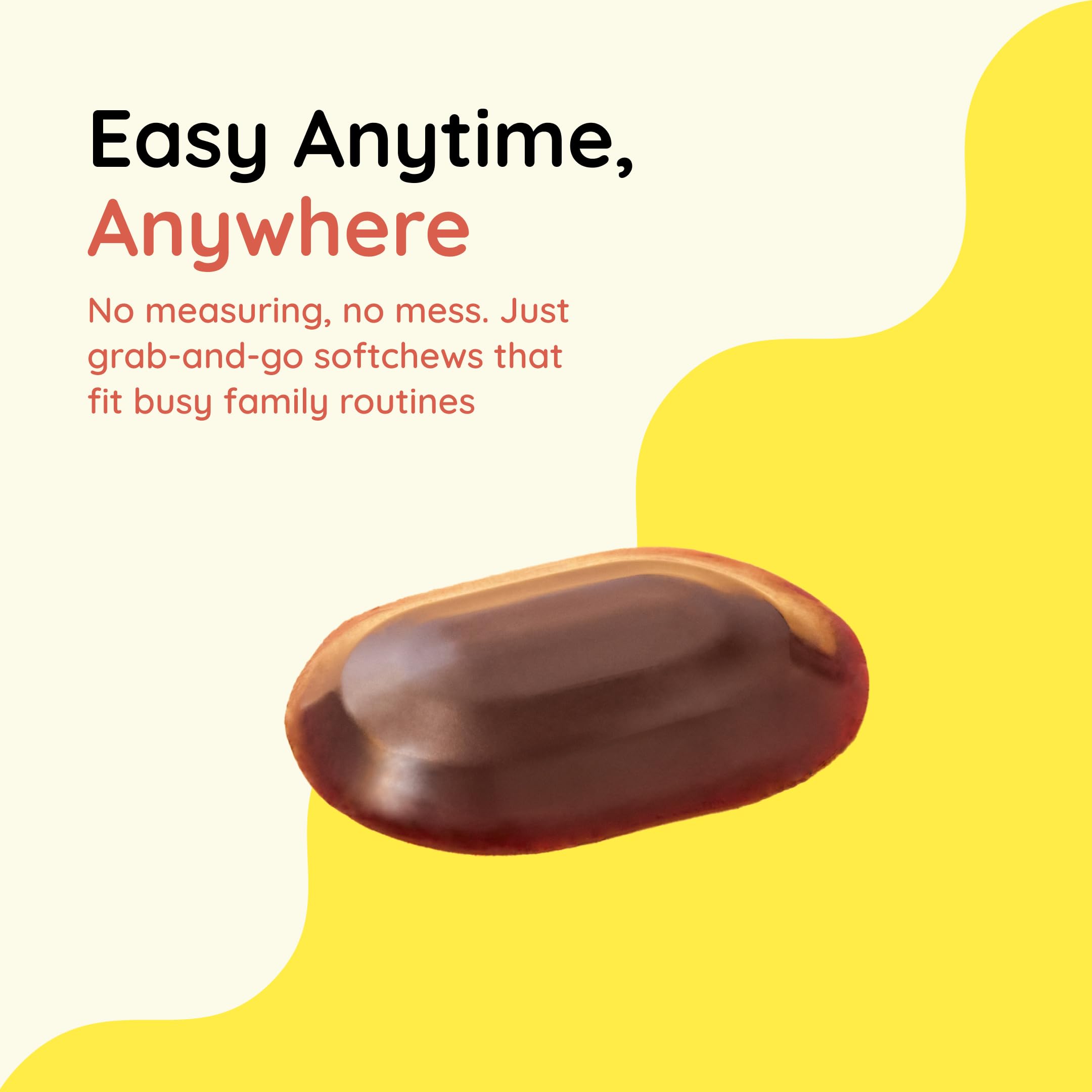 CHILDLIFE ESSENTIALS Elderberry SoftChew Gummies with a glass of water