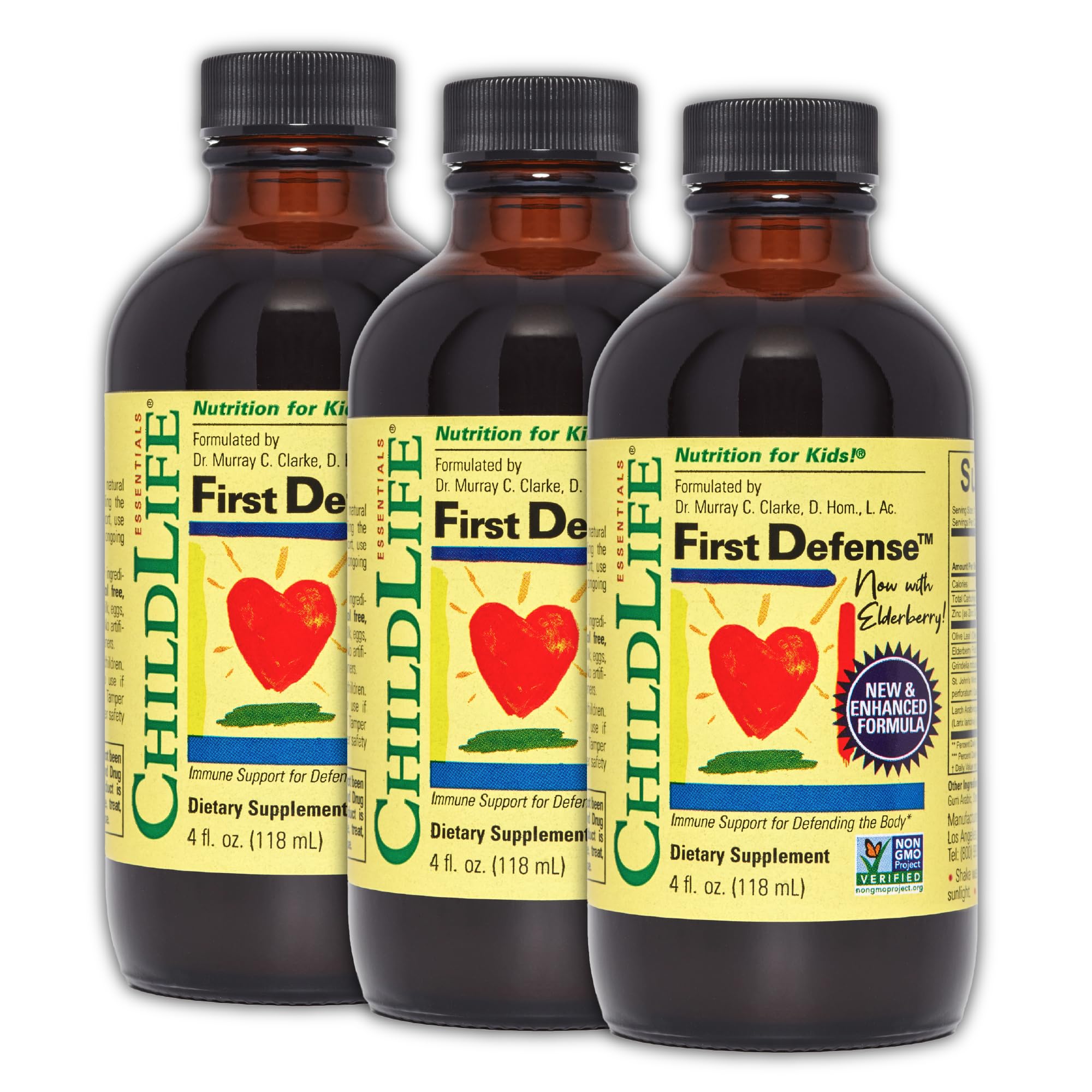 CHILDLIFE ESSENTIALS First Defense Liquid Multivitamin front view