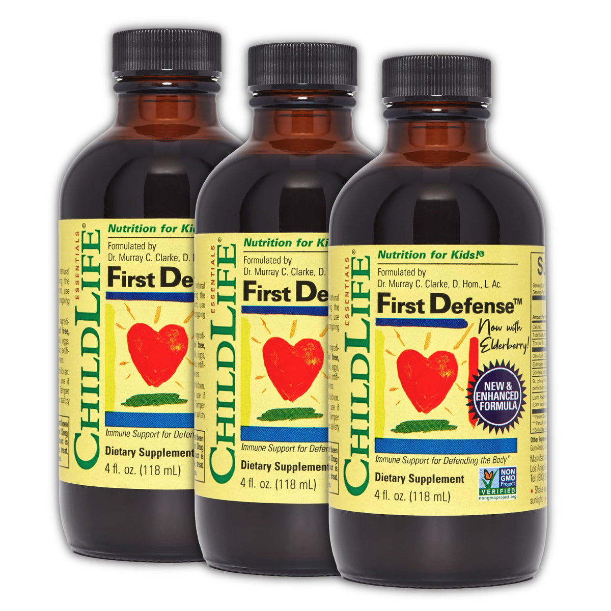 CHILDLIFE ESSENTIALS First Defense Liquid Multivitamin front view