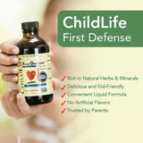 CHILDLIFE ESSENTIALS First Defense Liquid Multivitamin lifestyle scene with children