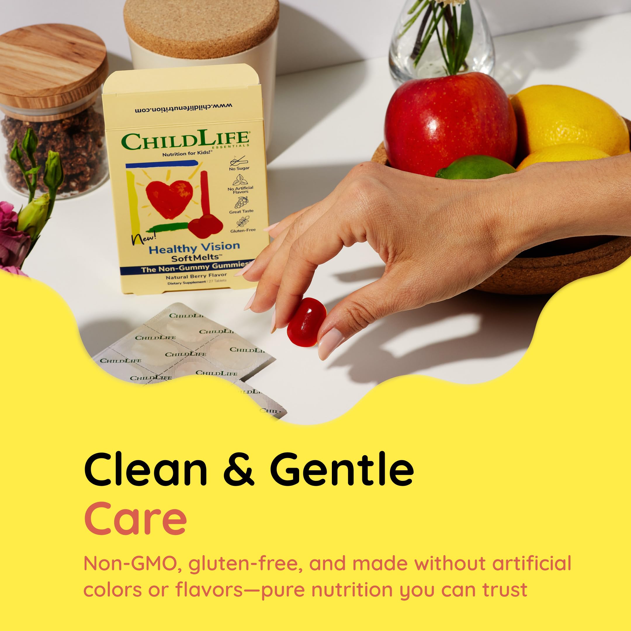 CHILDLIFE ESSENTIALS Healthy Vision Gummies lifestyle scene