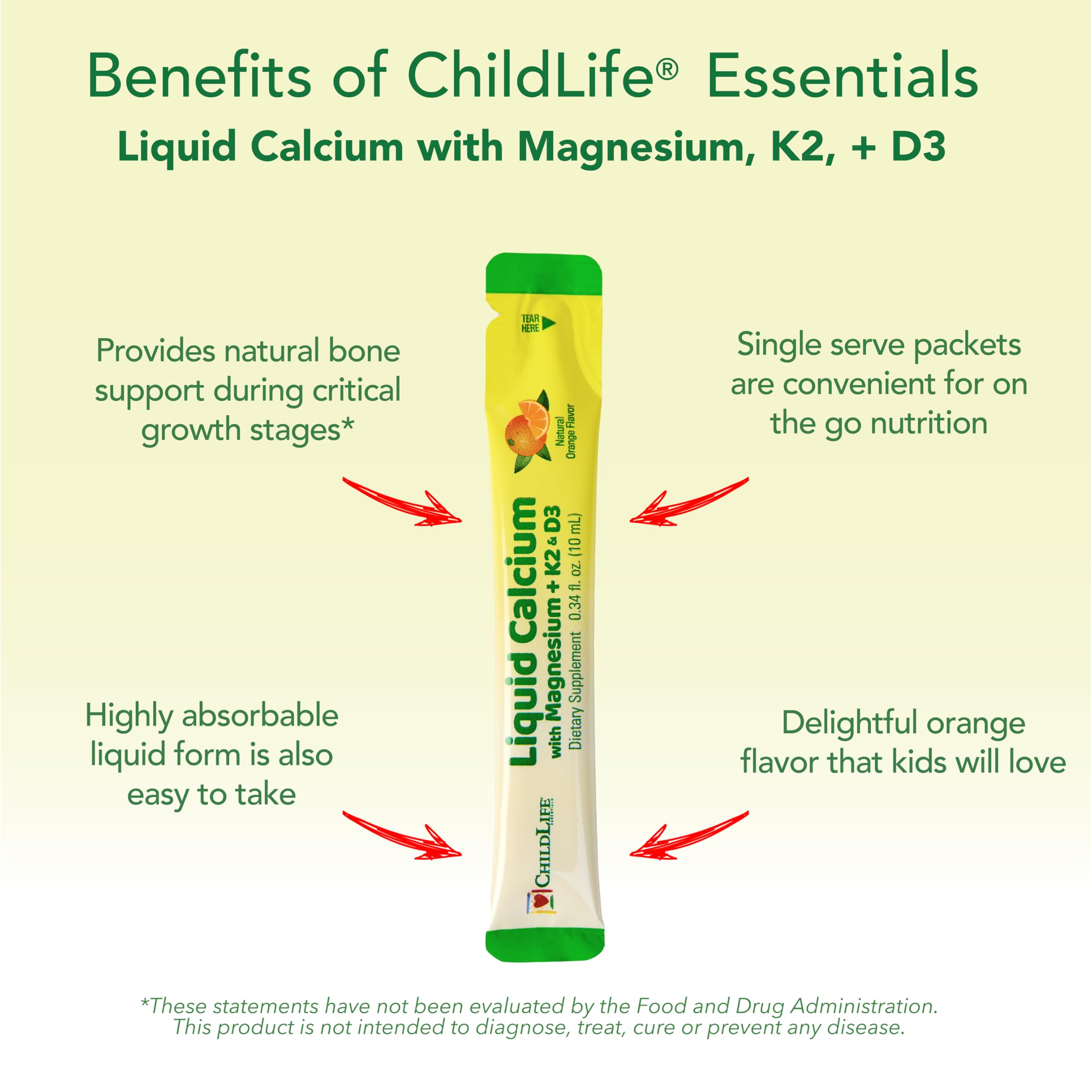 CHILDLIFE ESSENTIALS Liquid Calcium with Magnesium ingredients list
