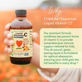 ChildLife Essentials Liquid Vitamin C 113g label close-up