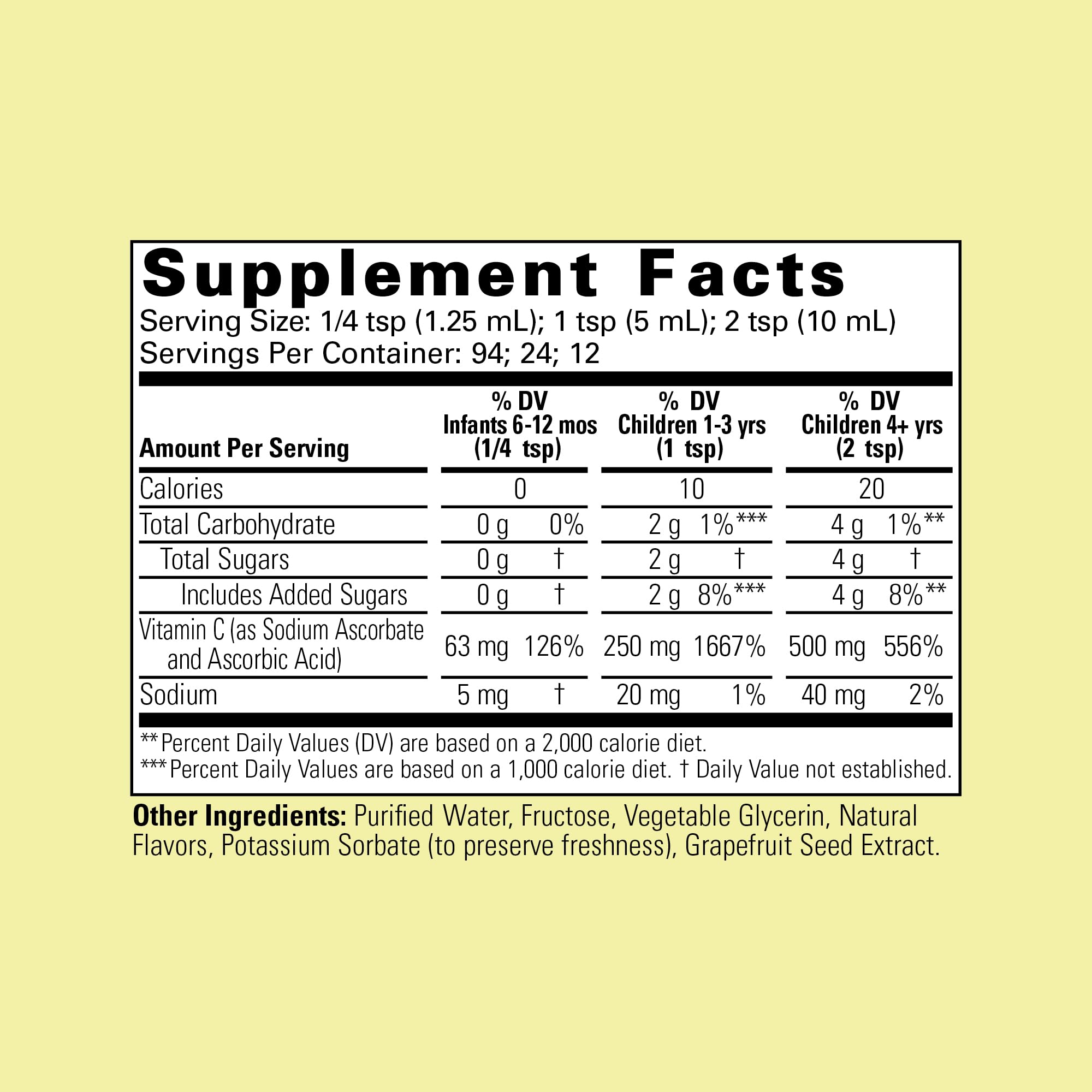 CHILDLIFE ESSENTIALS Liquid Vitamin C 454g bottle with cap