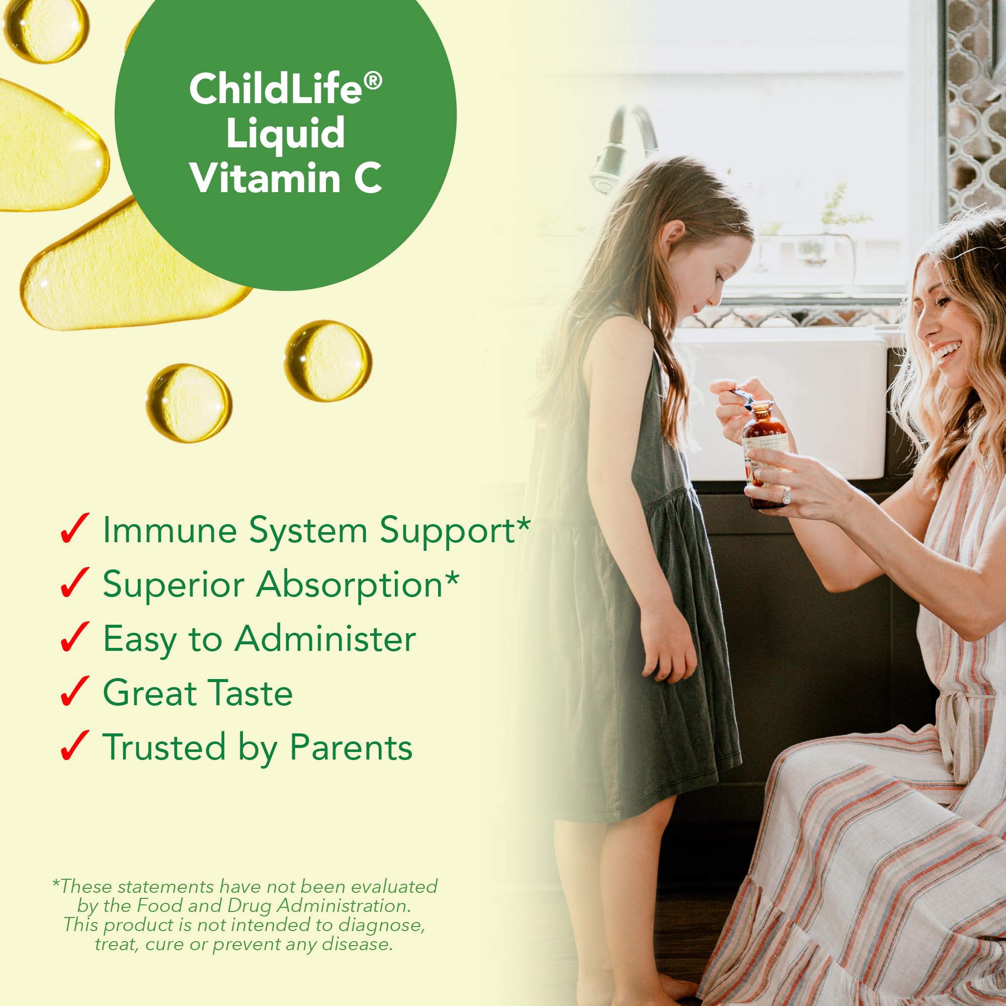 CHILDLIFE ESSENTIALS Liquid Vitamin C 454g ingredients list