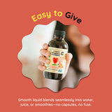 CHILDLIFE ESSENTIALS Liquid Vitamin C bottle on a kitchen counter