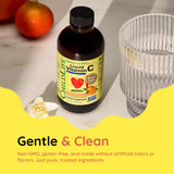 CHILDLIFE ESSENTIALS Liquid Vitamin C label close-up showing ingredients