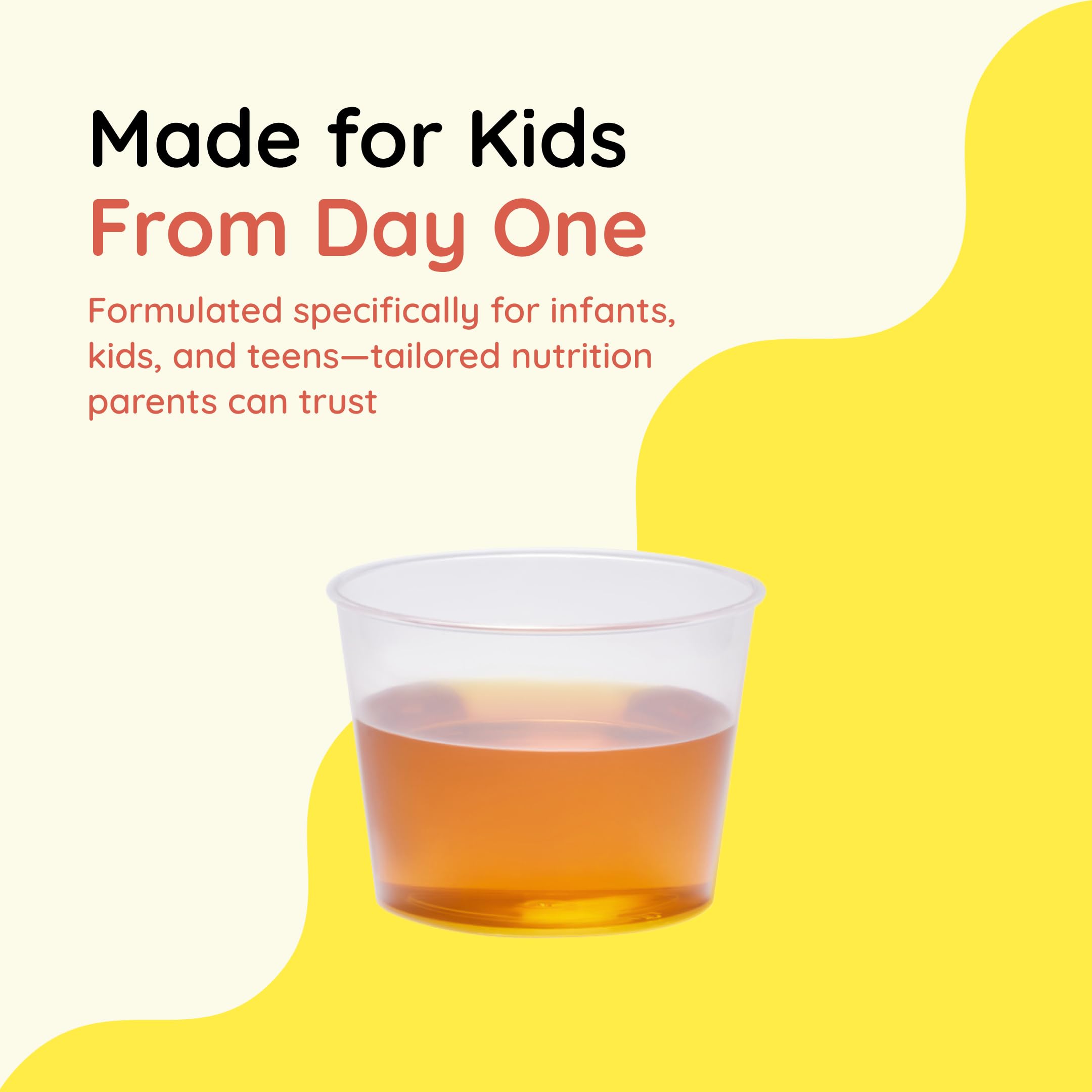 CHILDLIFE ESSENTIALS Liquid Vitamin C with a measuring spoon for dosage