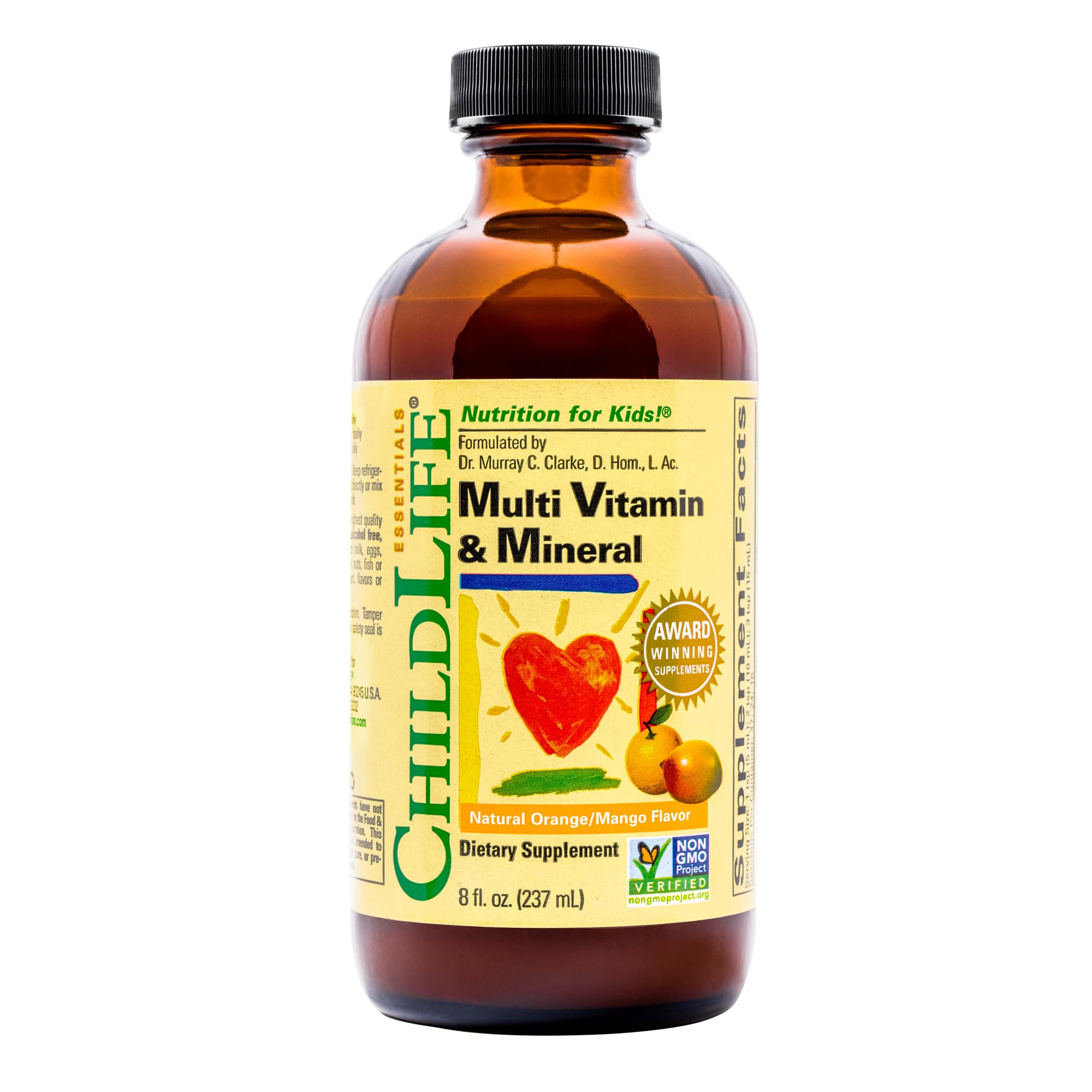 CHILDLIFE ESSENTIALS Multi Vitamin & Mineral liquid supplement front view