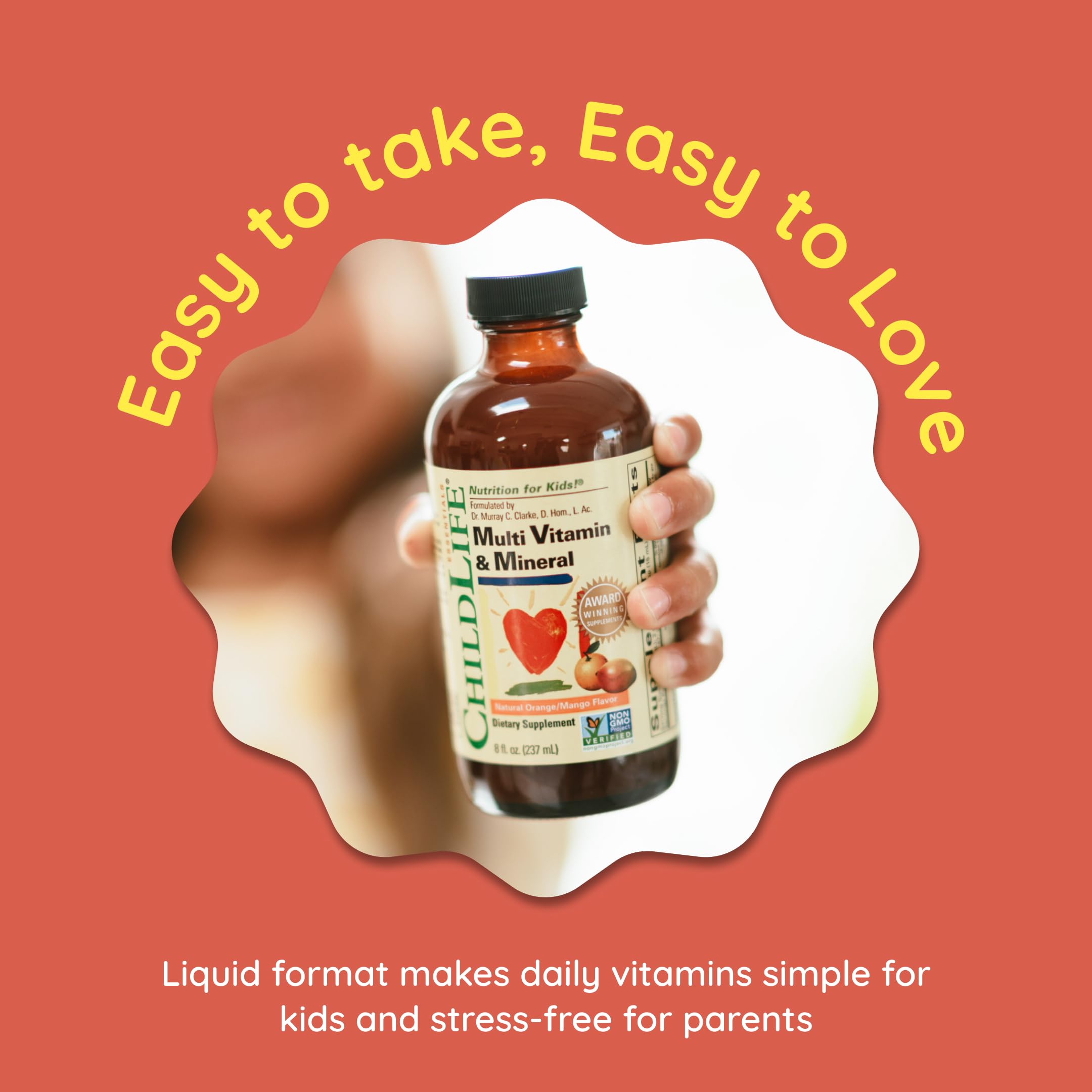 CHILDLIFE ESSENTIALS Multi Vitamin & Mineral on a kitchen table