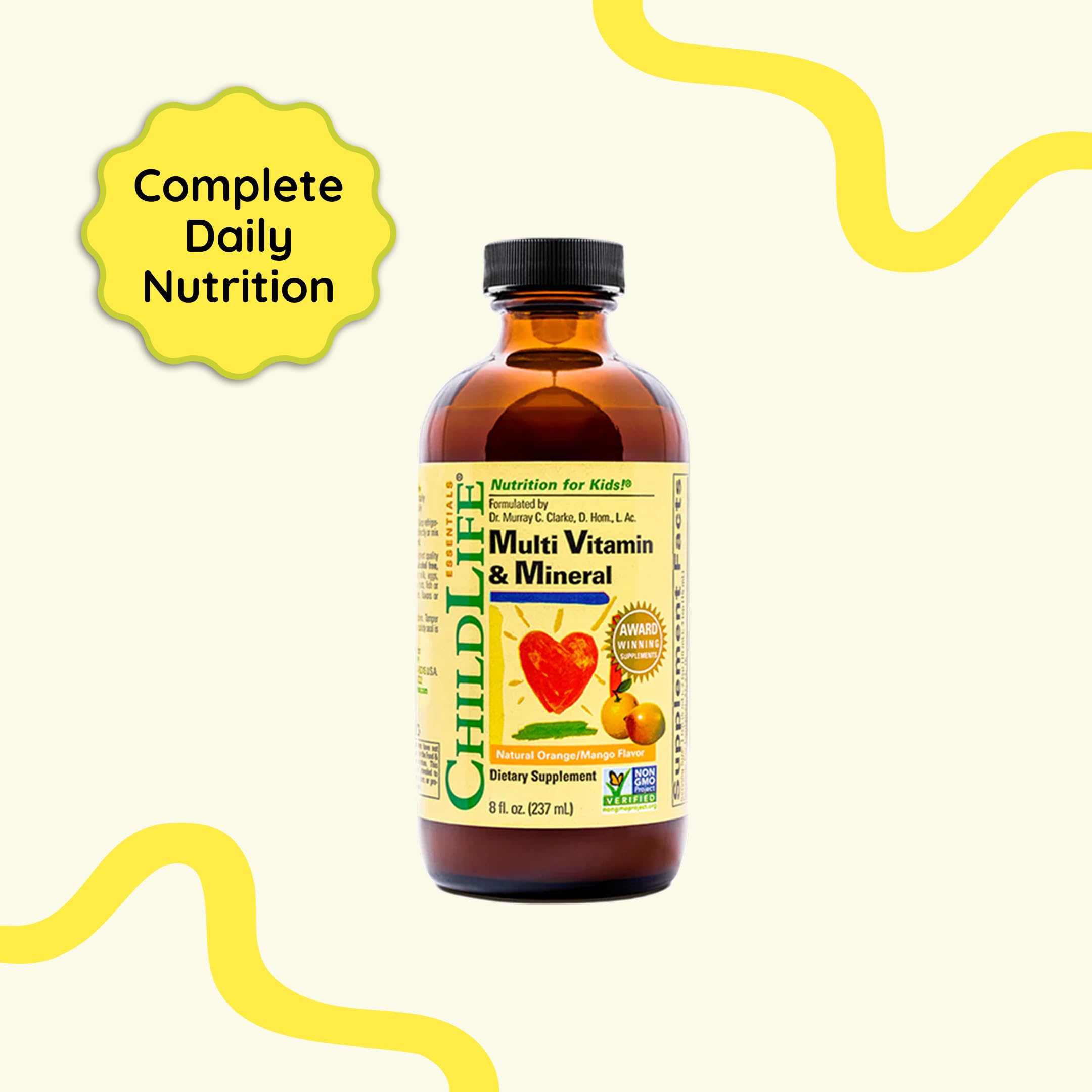 CHILDLIFE ESSENTIALS Multivitamins bottle cap open