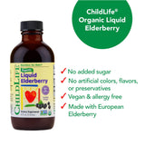 CHILDLIFE ESSENTIALS Organic Liquid Elderberry Syrup lifestyle scene