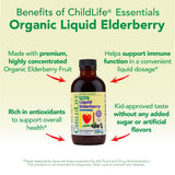 CHILDLIFE ESSENTIALS Organic Liquid Elderberry Syrup packaging
