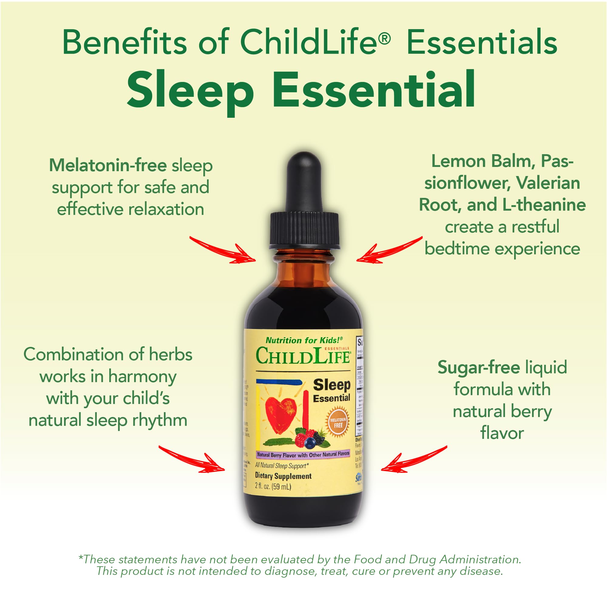 ChildLife Essentials Sleep Essential Liquid 150g ingredients list