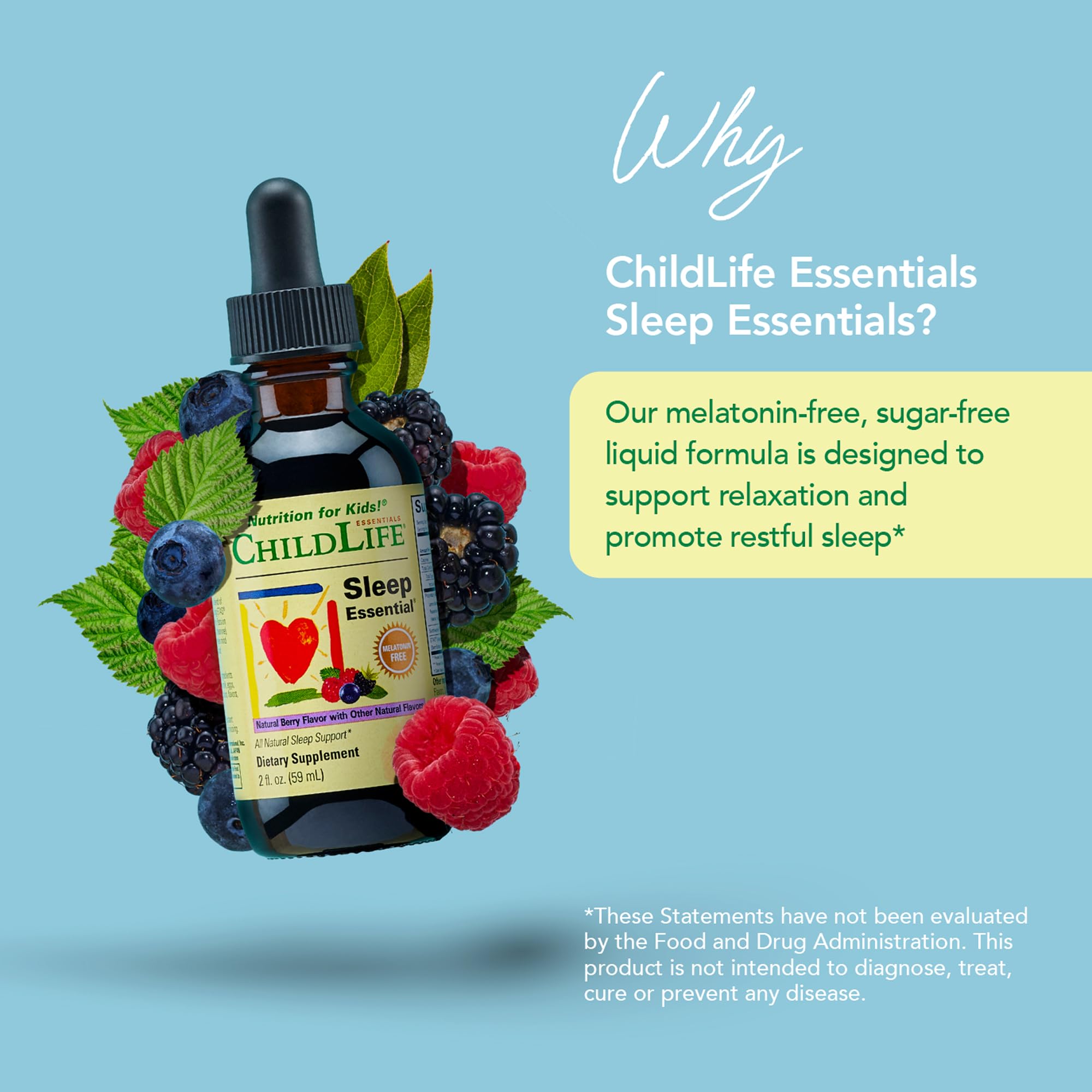 ChildLife Essentials Sleep Essential Liquid 150g side view