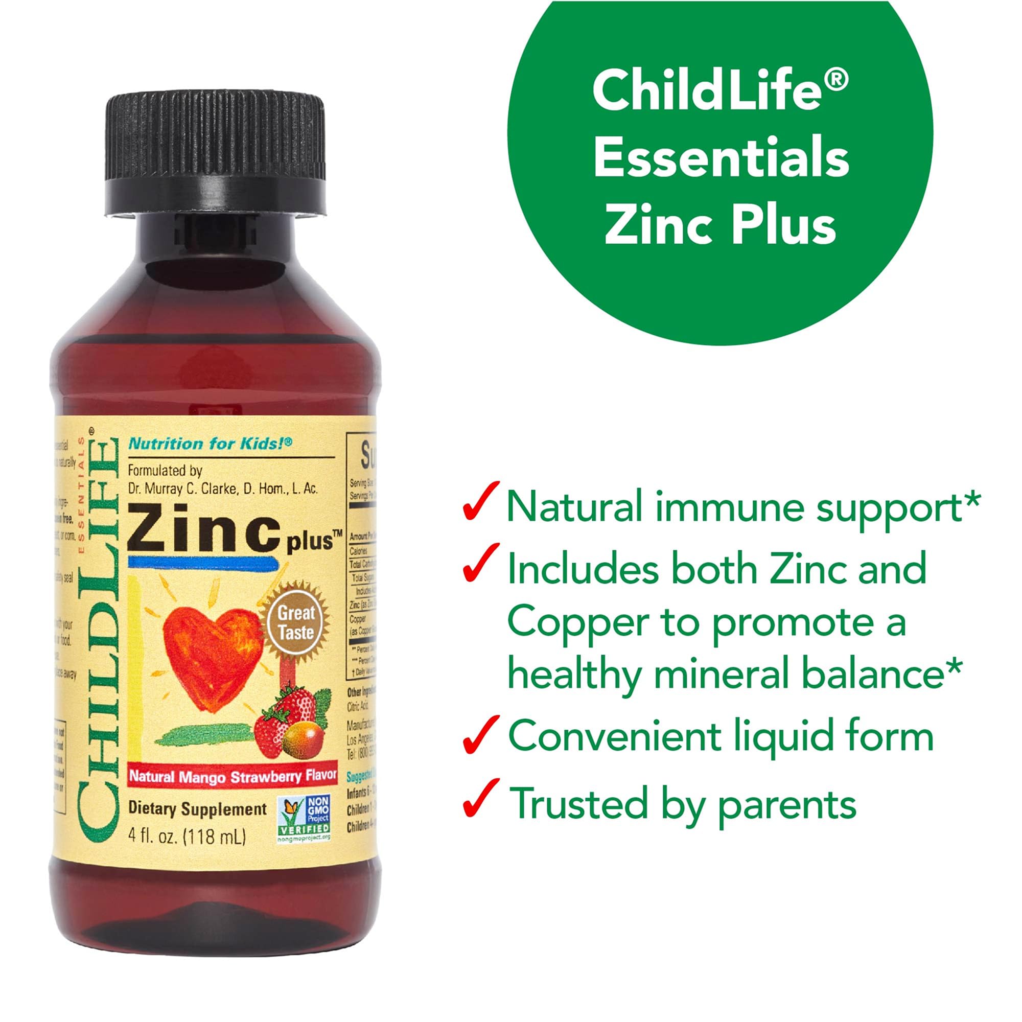 ChildLife Essentials Zinc Plus Liquid Supplement 481g in a lifestyle setting