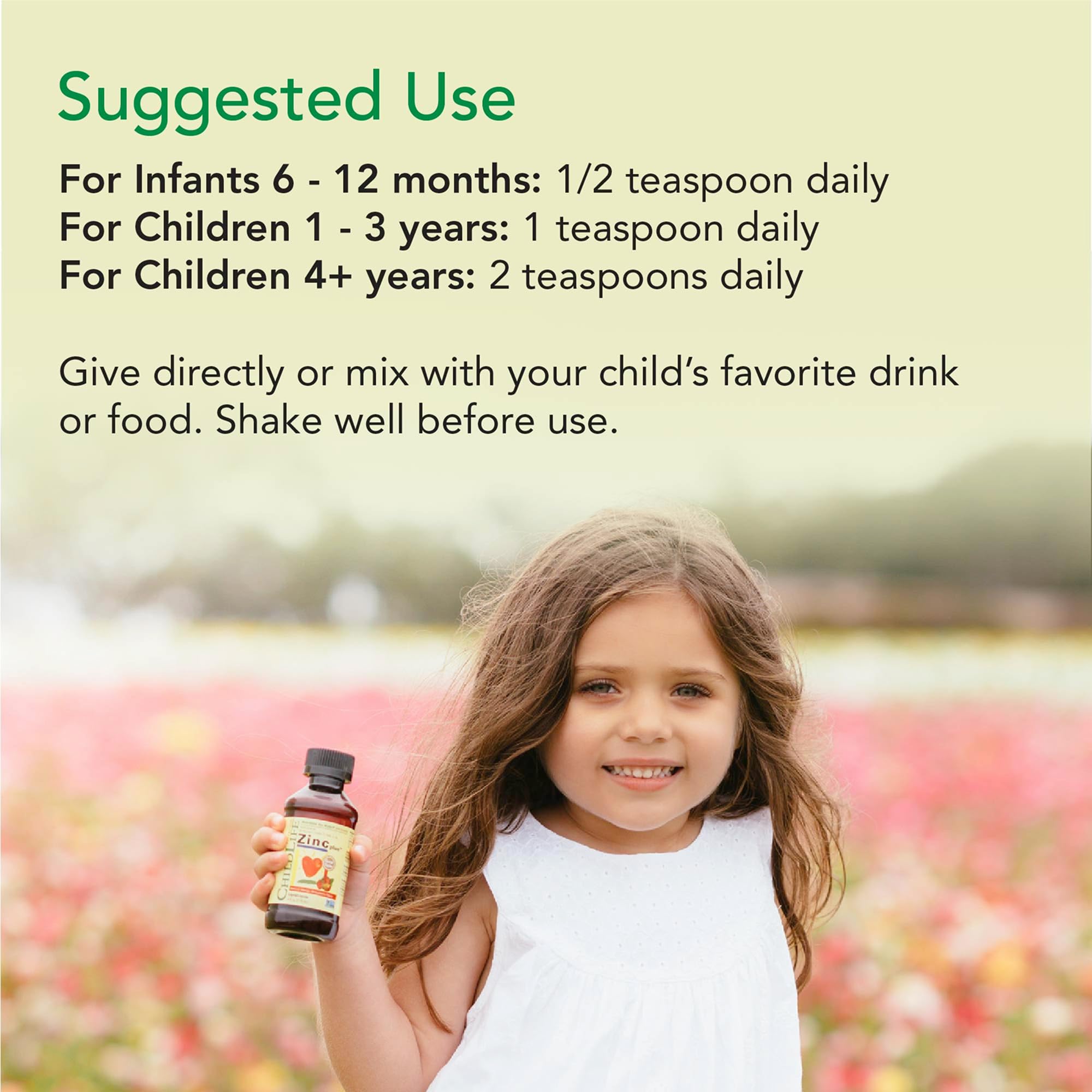 ChildLife Essentials Zinc Plus Liquid Supplement 481g ingredients list