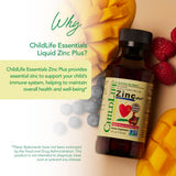ChildLife Essentials Zinc Plus Liquid Supplement 481g side view