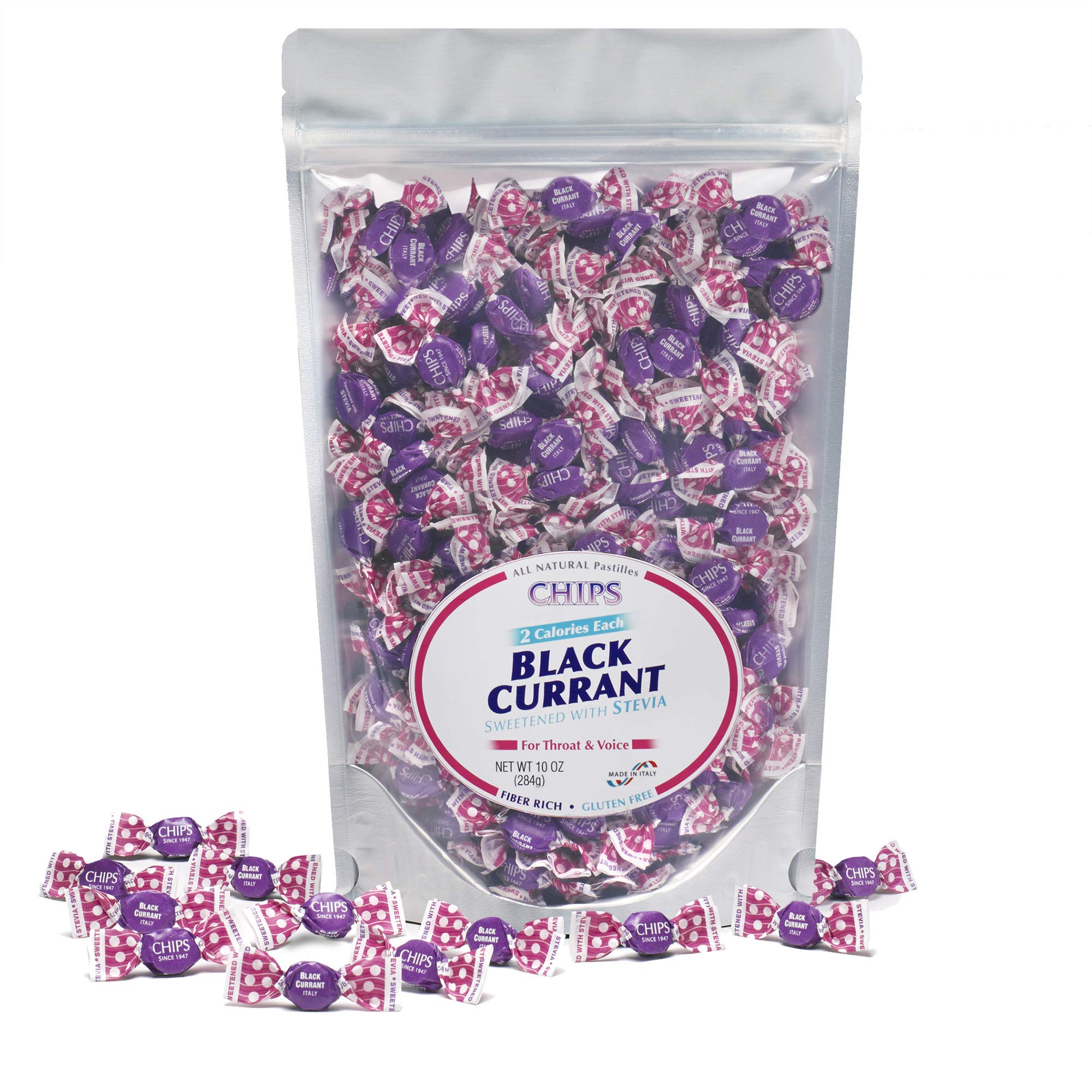 Chipurnoi Black Currant & Elderberry Pastilles front view