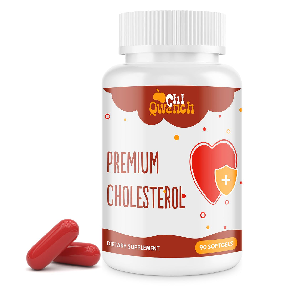 ChiQwench 14-in-1 Cholesterol Complex Softgels front view