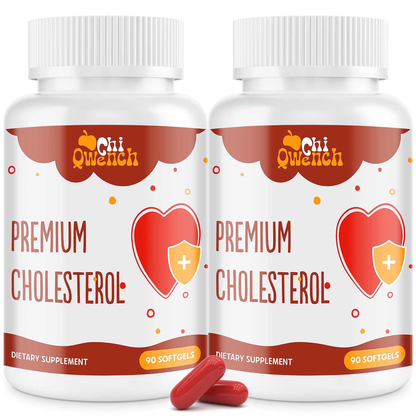 ChiQwench 14-in-1 Cholesterol Complex Supplements bottle front view