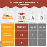ChiQwench 14-in-1 Cholesterol Complex Supplements in hand