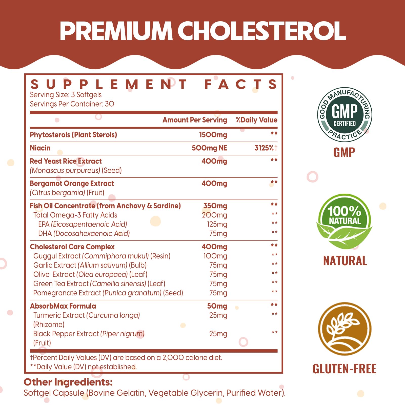 ChiQwench 14-in-1 Cholesterol Complex Supplements side view
