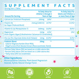 ChiQwench Calcium Supplement for Kids packaging with orange flavour